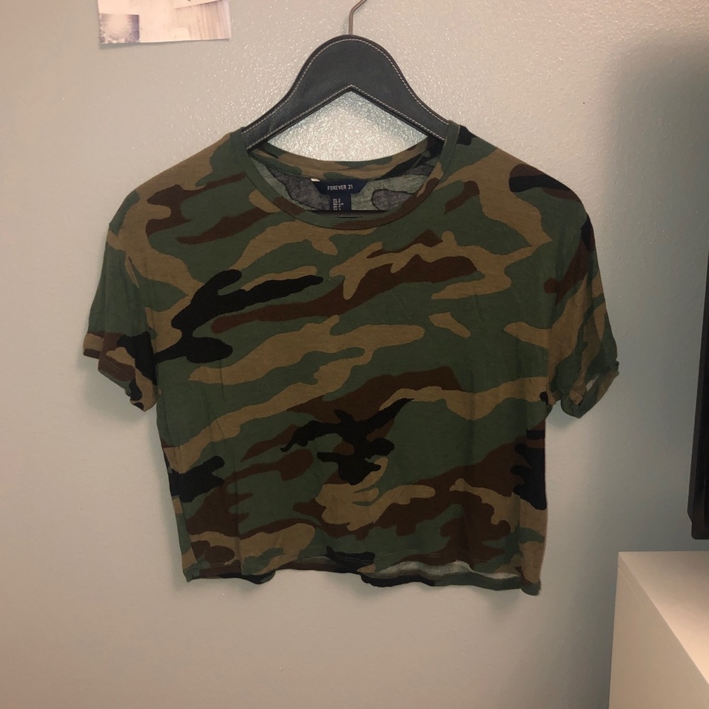 f21 camo top